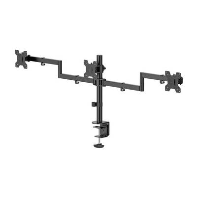 Hama 00220899 skærmbeslag og -stativer 68,6 cm (27") Skrivebord Sort