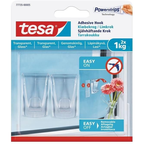 TESA 77735 HOOKS DECO. 2X1KG