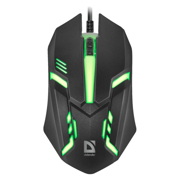 Defender Cyber MB-560L USB Gaming Egér 1200DPI - Fekete