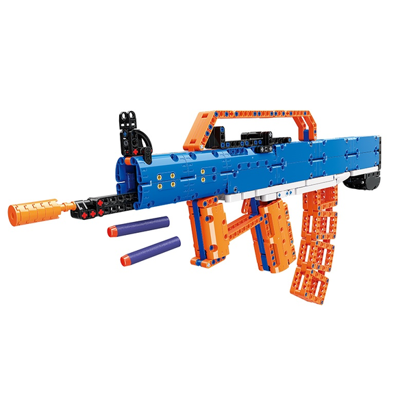 QMAN® 52004 | lego-technic-kompatibilis építőjáték | 528 db építőkocka | Type-95 gépkarabély puska – 10db szivacs tölténnyel