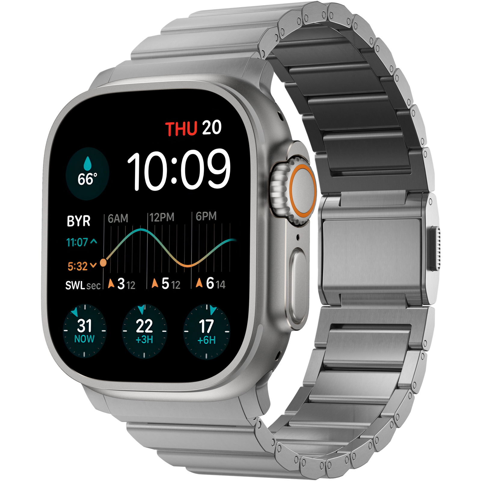Nomad Titanium Band Natural Apple Watch 49mm/46mm/45mm/44mm/42mm (NM014858858)