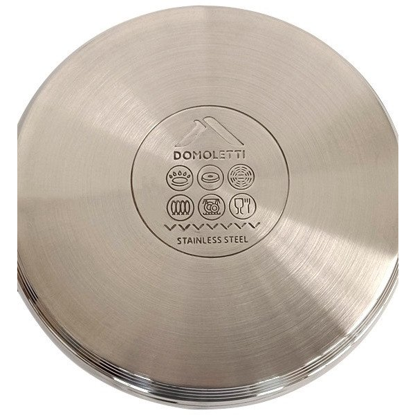 CASSEROLE WITH LID 24X13.5 6L DOMOLETTI