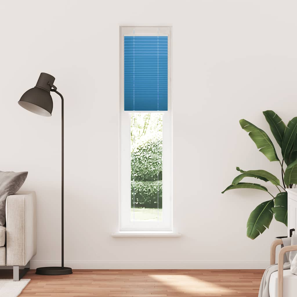 pliszírozott redőny kék 40x200 cm szövetszélesség 39,4 cm (4015199)