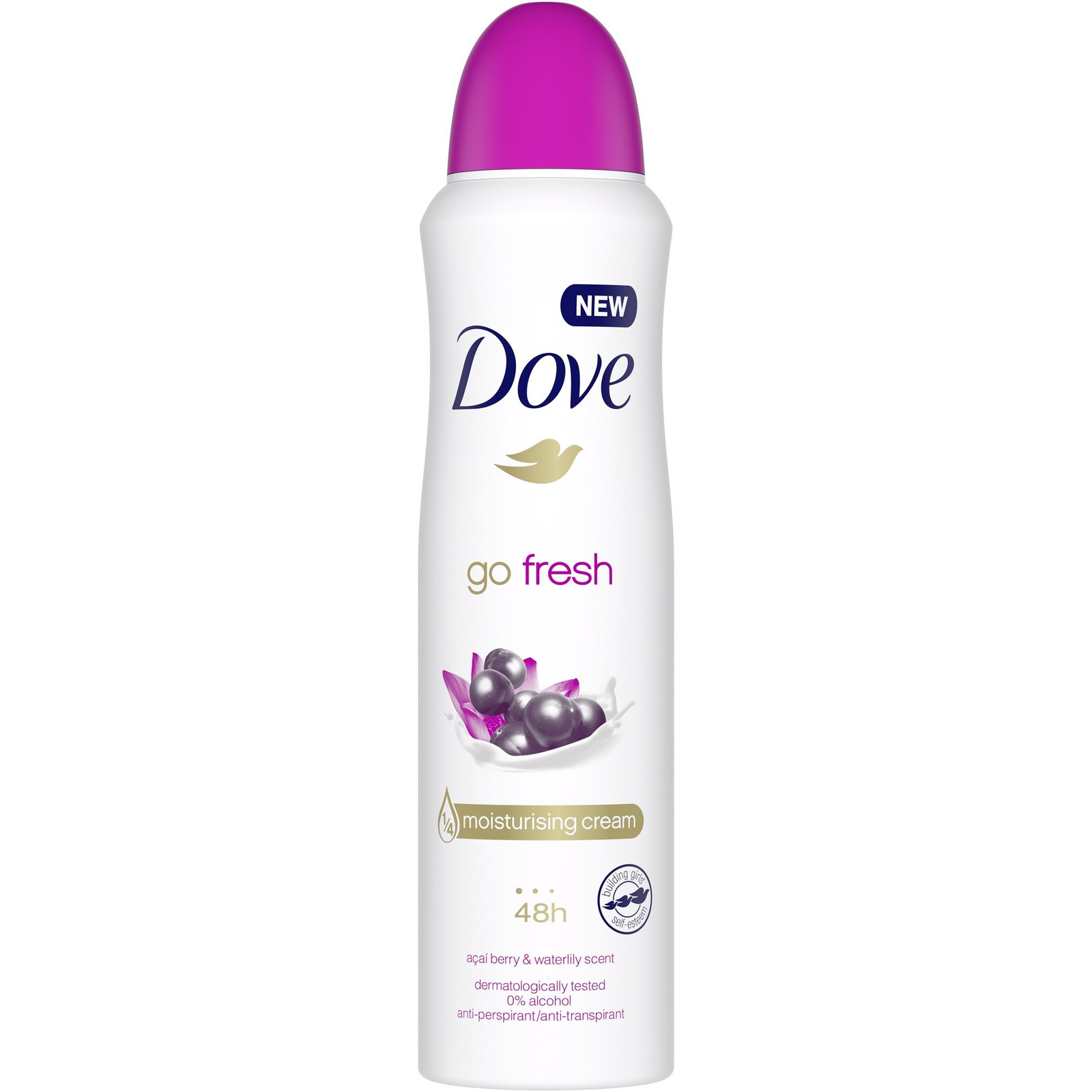 DOVE Acai&Waterlili Izzadásgátló spray 150 ml (8720181291395)