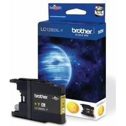 Brother LC1280XLY blækpatron 1 stk Original Højt (XL) udbytte Gul