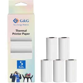 G&G Thermopapier-Etiketten 5 x 90 Stück 57mm x 30mm