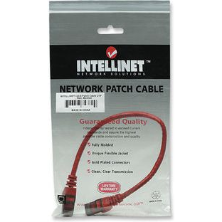 Intellinet 342131 netværkskabel Rød 0,5 m Cat6 U/UTP (UTP)