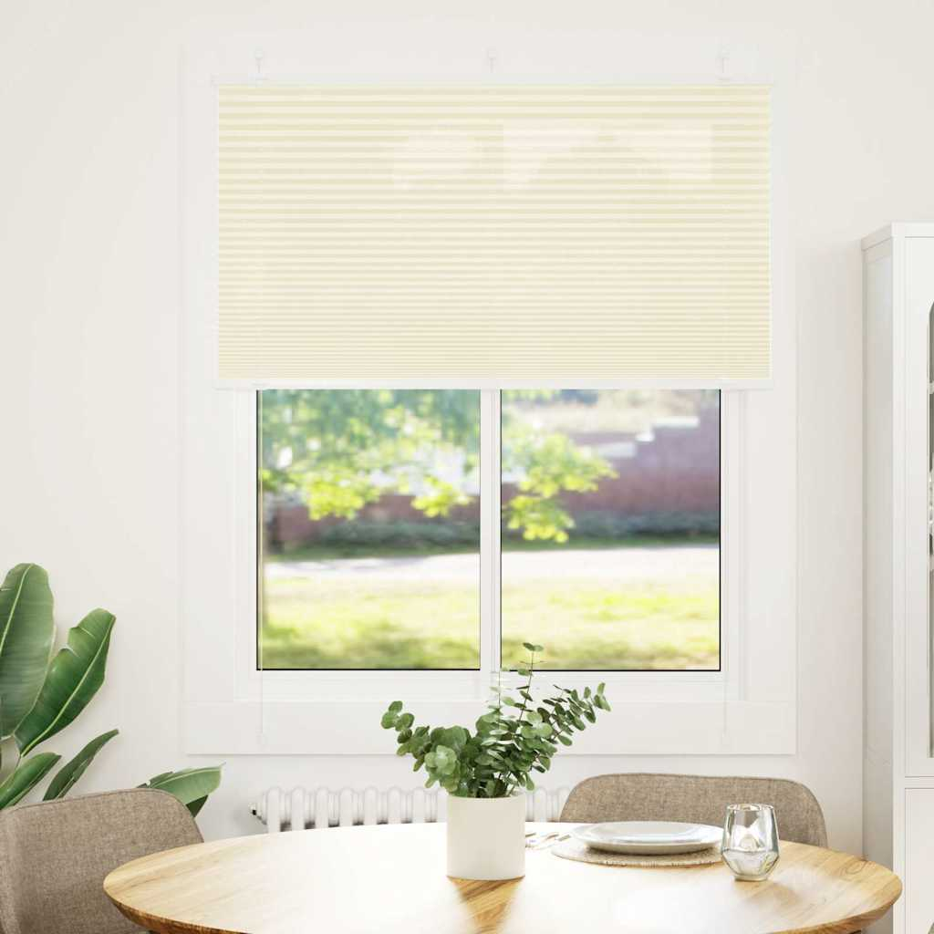 pliszírozott redőny krém 105x150 cm Szövetszélesség 104,4 cm (4015297)