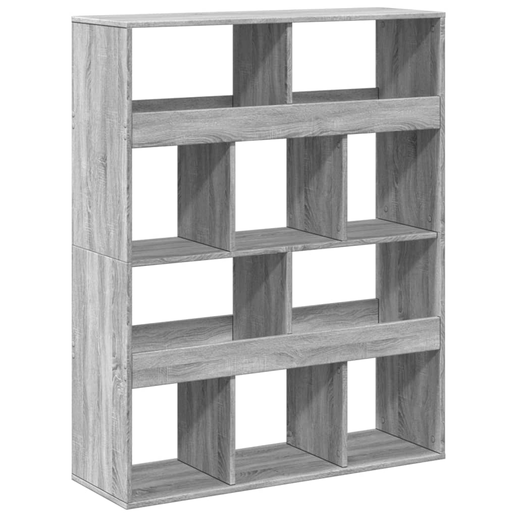 szürke sonoma színű szerelt fa térelválasztó 100x33x125,5 cm (3309524)