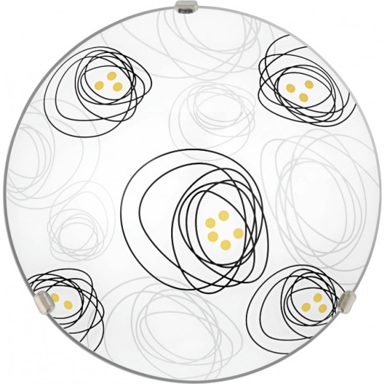 Light4you LY-6081 Vulcan 30 Mennyezeti Lámpatest - Fehér / Fekete (LY-6081)