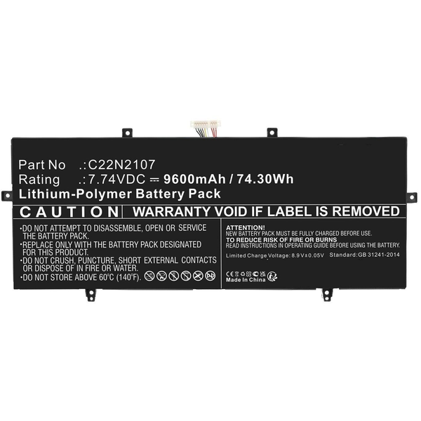 CoreParts MBXAS-BA0330 laptop reservedel Batteri