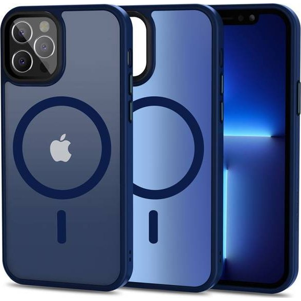 Tech-Protect Magmat Apple iPhone 12 / 12 Pro MagSafe tok átlátszó-kék (9490713933084) (THP1830)