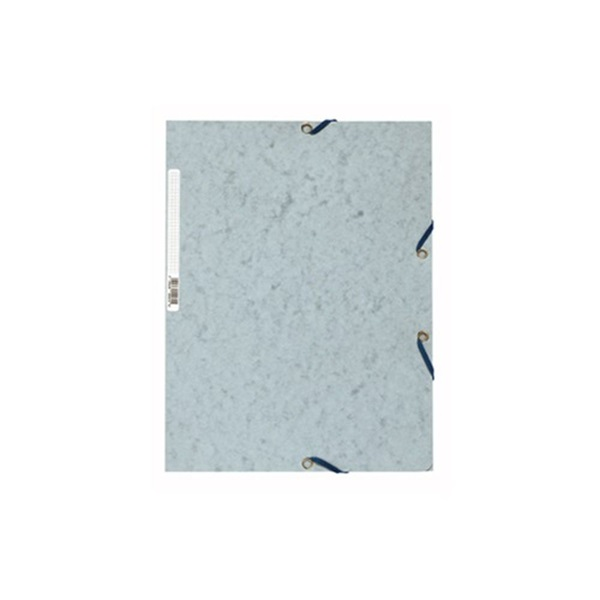 Exacompta A4 világosszürke prespán gumis mappa (P2110-0595)