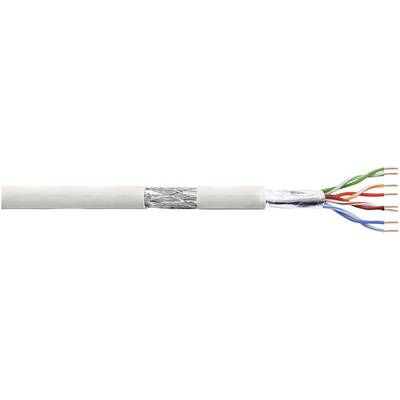 CCA инсталационен кабел, CAT 5e SF/UTP кабел за инсталация SF/UTP 4 x 2 AWG 24/1 Сив 305 m LogiLink (CPV009)