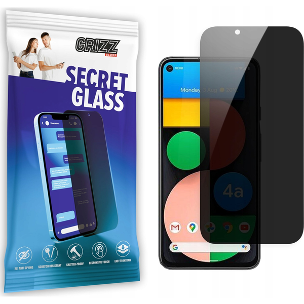  GrizzGlass Szkło prywatyzujące GrizzGlass SecretGlass do Google Pixel 4a