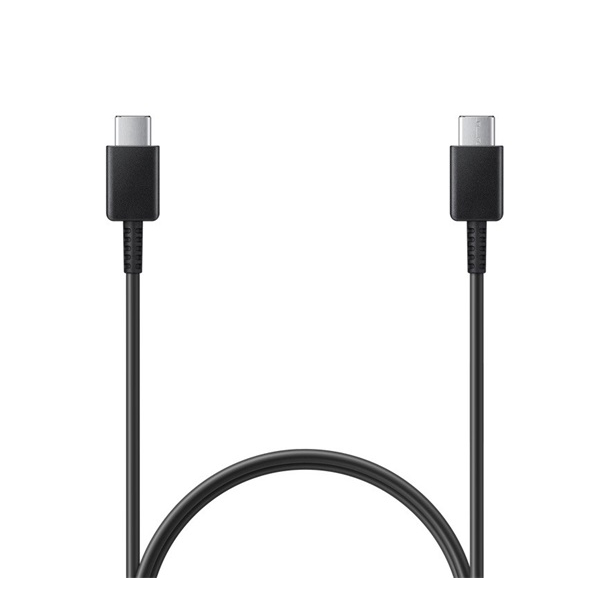 Samsung adatkábel (Type-C - Type-C, EP-DN970, gyorstöltő, 100cm) FEKETE "Gigapack csomagolás" (EP-DN970CBE / EP-DN970BBE / GH)