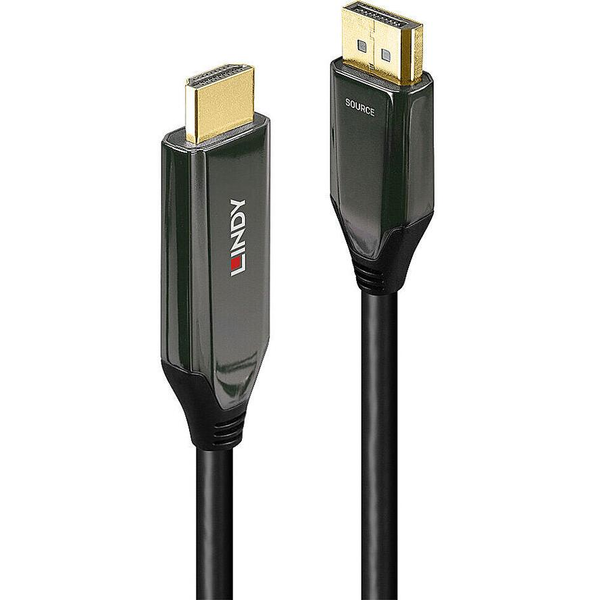 Lindy 40931 videokabel adapter 2 m HDMI Type A (Standard) DisplayPort Sort