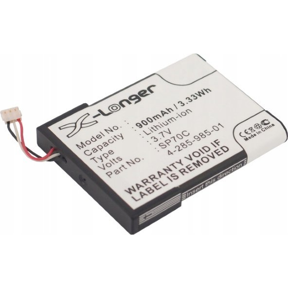 Cameron Sino Li-Ion Akku 3,7 V/900 mAh, Sony 4-285-985-01 Kompatibilis, Fekete