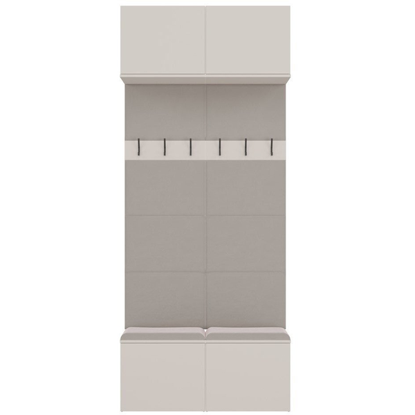 Perchero Doble Haga Ii 2w Cachemir Beige