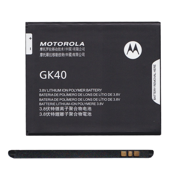 Motorola akku 2800mAh LI-Polymer  E3 / Moto E4 (XT1766) / Moto G5 (XT1676) "Gigapack csomagolás" (GK40 / SNN5967 / SNN5976)