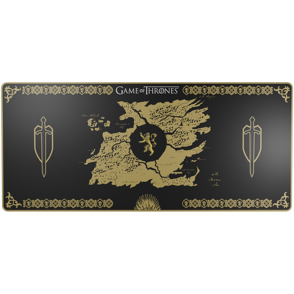 Lexip HBO Game of Thrones - Lannister Edition Gaming musemåtte Sort, Gul
