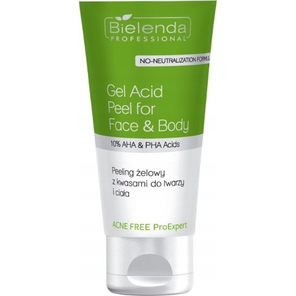 Bielenda Professional Peeling Żelowy z Kwasami archoz és testre 150ml