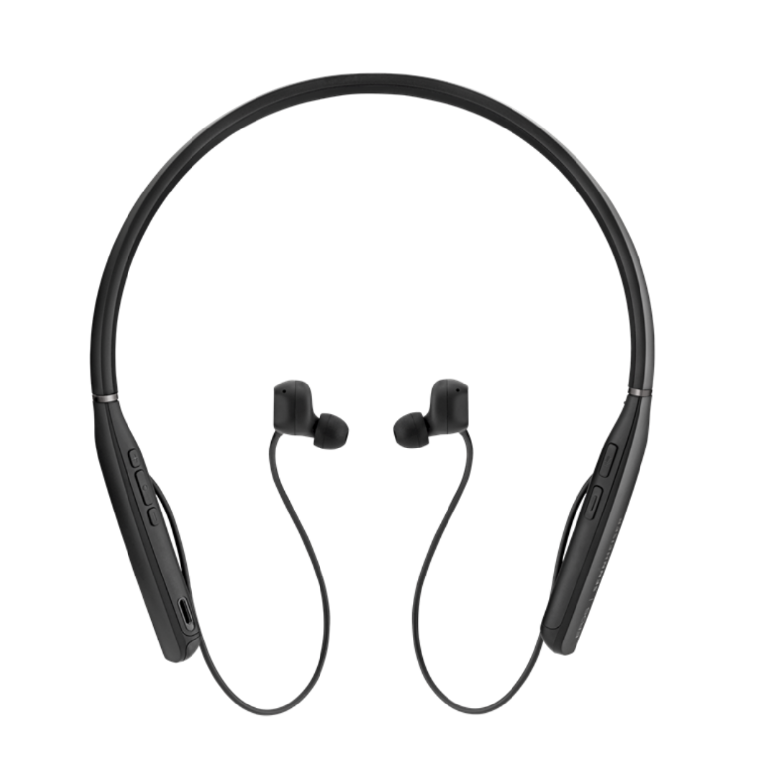 EPOS | SENNHEISER ADAPT 460T Slúchadlá s mikrofónom Bezdrôtový Do ucha, Náramok na krk Kancelária / call centrum Bluetooth Čierna, Strieborná