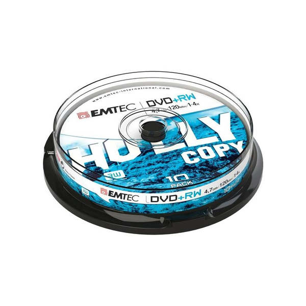 DVD+RW 4,7GB 1-4x Holly Copy 10 pcs Cake Box
