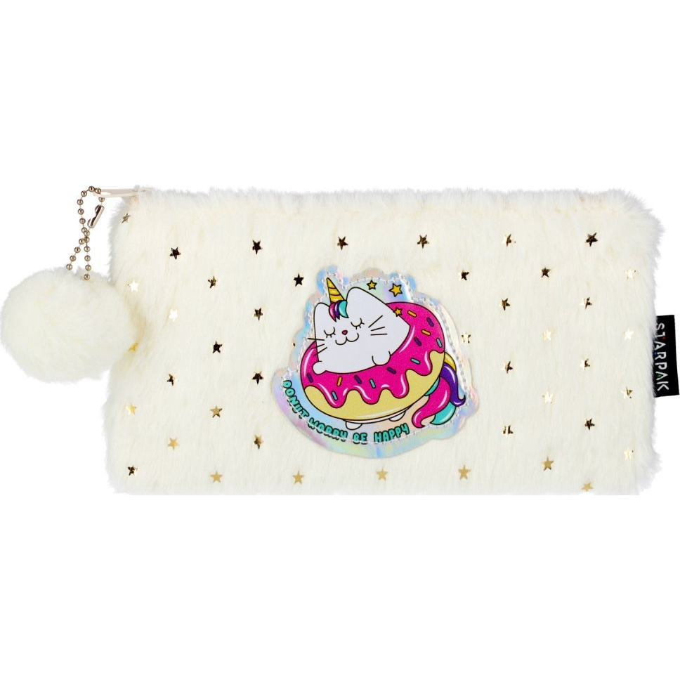 Starpak Szőrmés Tolltartó és Neszeszer - Crystal Catcorn (STK PIO557)