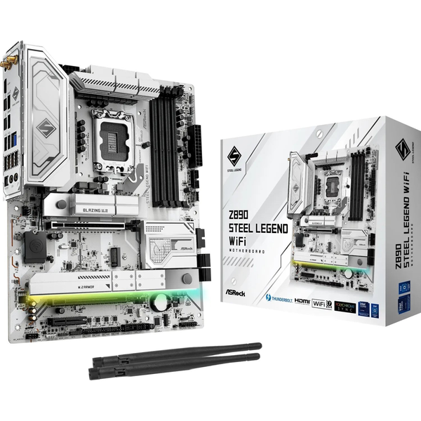AsRock Z890 STEEL LEGEND WIFI DDR5 Intel s1851 ATX Alaplap