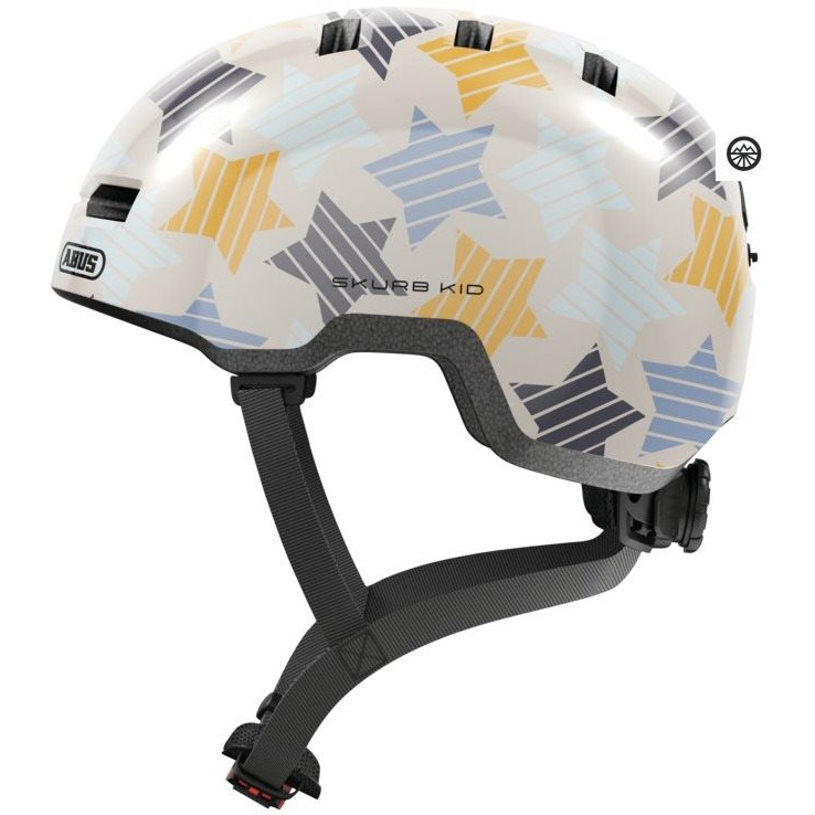 ABUS Skurb Kid Grey Stars M (4003318047466)