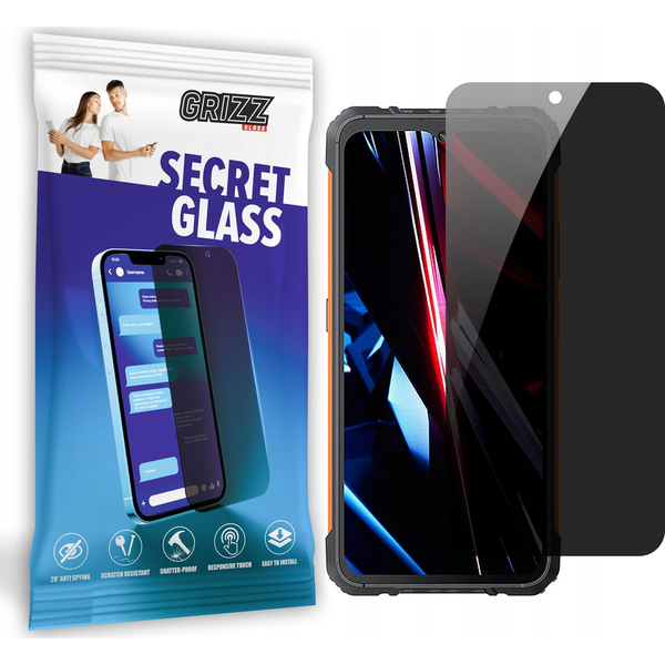  GrizzGlass Szkło prywatyzujące GrizzGlass SecretGlass do Cubot KingKong Ace 3