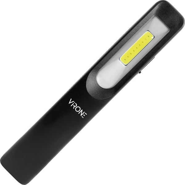 LED Műhelylámpa 3W 200lm + 3W 150lm, 1200mah, 3 üzemmód_ 100%, 50%, elülső LED, Mágnes, Heveder