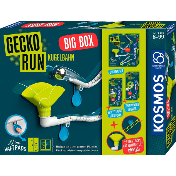KOSMOS 621209 Gecko Run Big Box - Kreatív Golyópálya tervező készlet