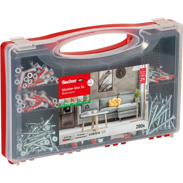 Fischer 577158 Meister-Box XL Rögzítő készlet 210 db