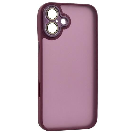 Gigapack Apple iPhone 16 Plus szilikon tok akril hátlappal lila (GP-160108) (GP-160108)