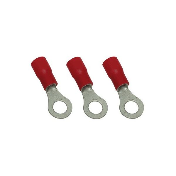 Tracon PSZ6 1.5mm2 11.6x6.4 mm Piros szemes saru 100db (PSZ6) (PSZ6)