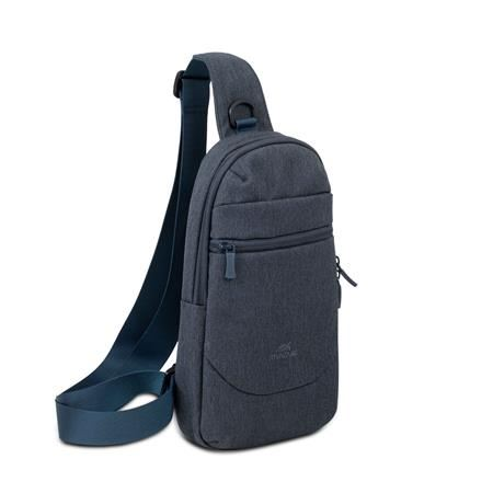 Rivacase 7711 Galapagos notebook hátitáska keresztpántos (cross-body) 10,1" sötétszürke (4260403579855) (r4260403579855)