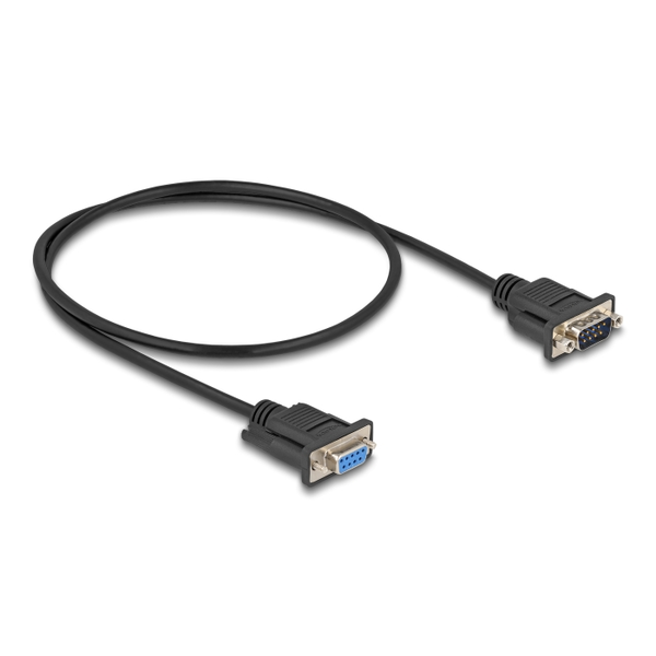 Sériový kabel RS-232 D-Sub 9-pinový samec na samici 50 cm Delock 87819