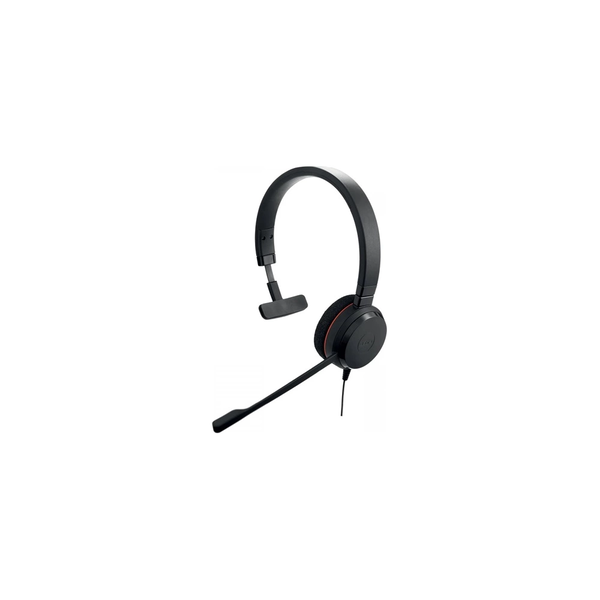 Jabra Evolve 20 Headset Ledningsført Kontor/Callcenter USB Type-C / USB Type-A Sort