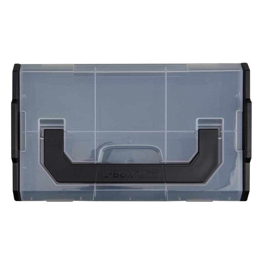 L-BOXX Werkzeugkoffer Mini Schwarz/Anthrazit (Deckel trans.) (6100000324) (6100000324)