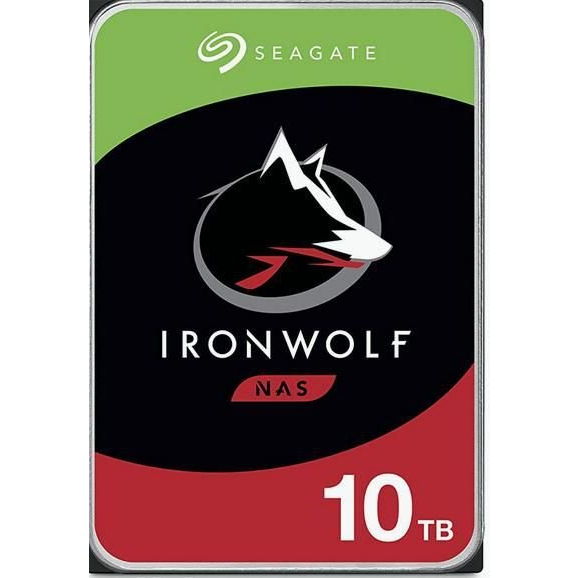 Seagate IronWolf ST10000VN000 harddisk 10 TB 7200 rpm 256 MB 3.5" Serial ATA III