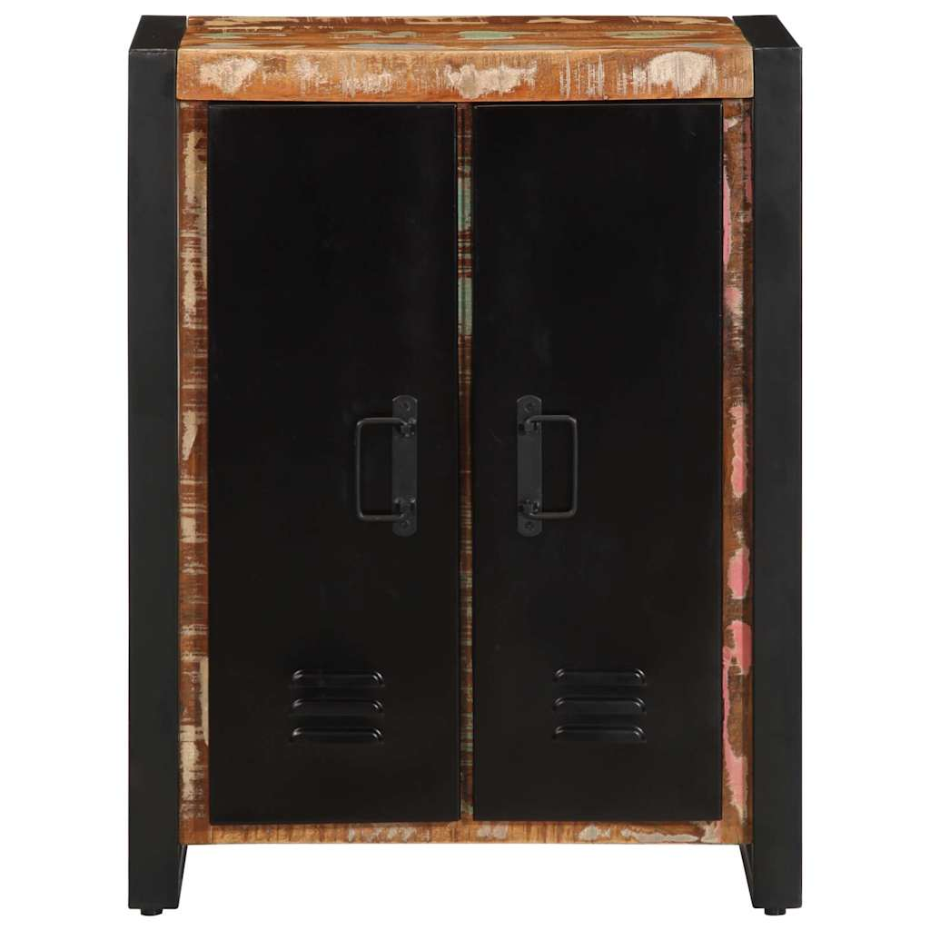 Tálaló többszínű 55x35x70 cm Tömör fa újrahasznosított (4013574)