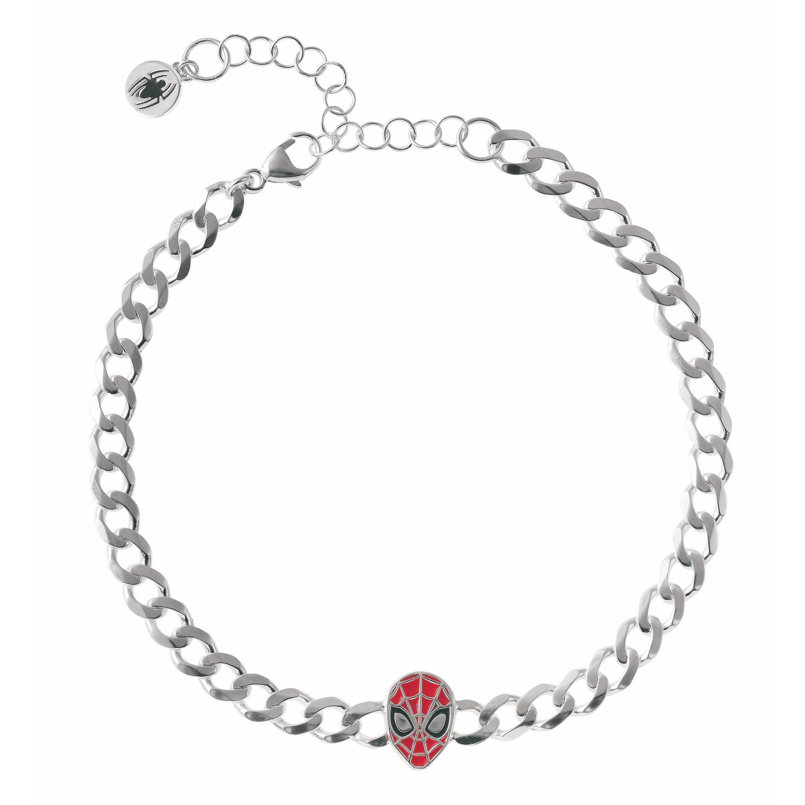 Disney Spider-Man Marvel BS00082RL-7.CS (Ag 925/1000, 5,01 g) karkötő, uniszex, ezüst (BS00082RL-7.CS)