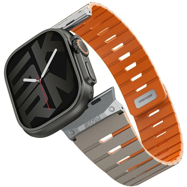 SKINARMA Gemini Apple Watch állítható szíj 49/46/45/44MM szürke SP113473