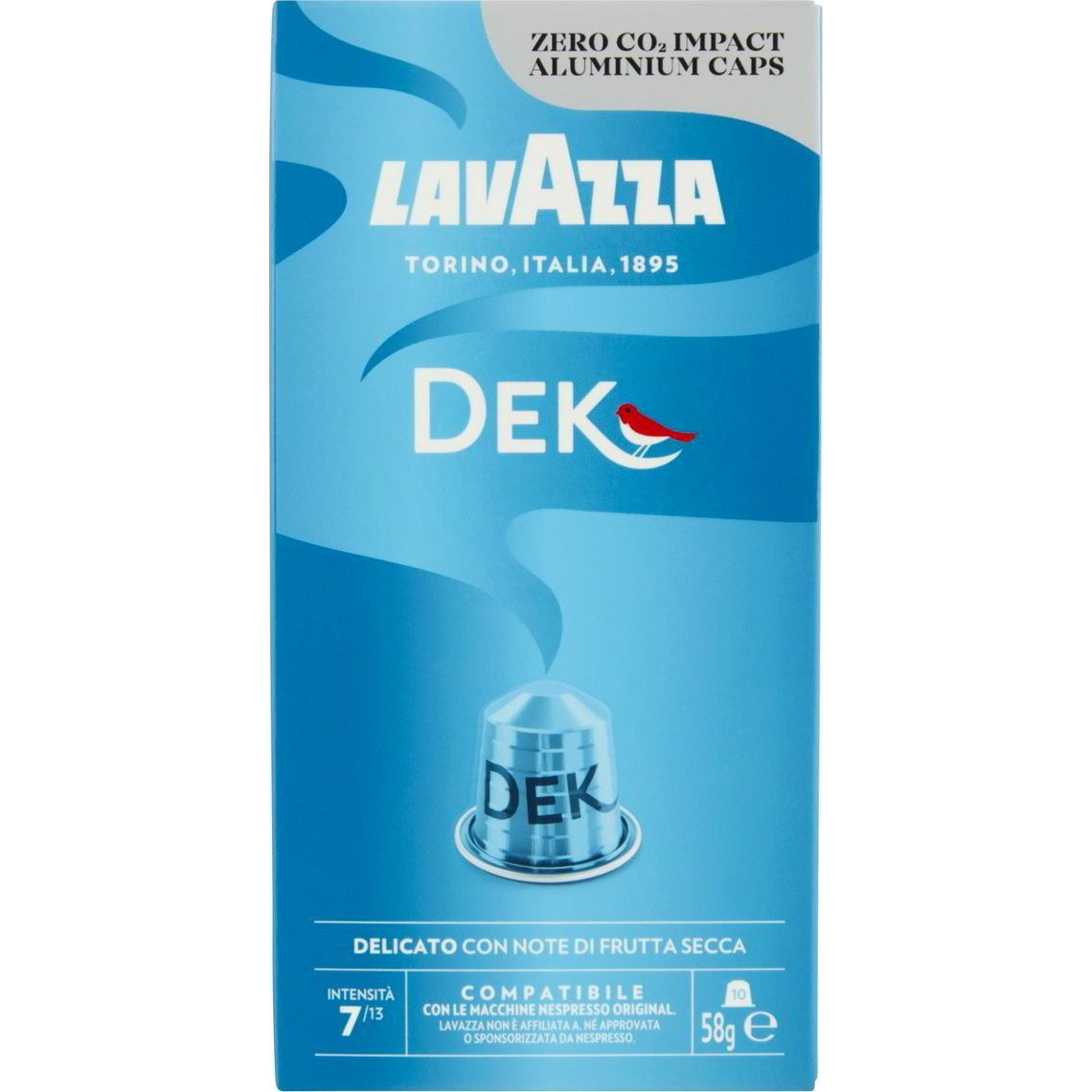 Nespresso Kompatibilis Koffeinmentes Lavazza Alumínium Kapszula (10 db)