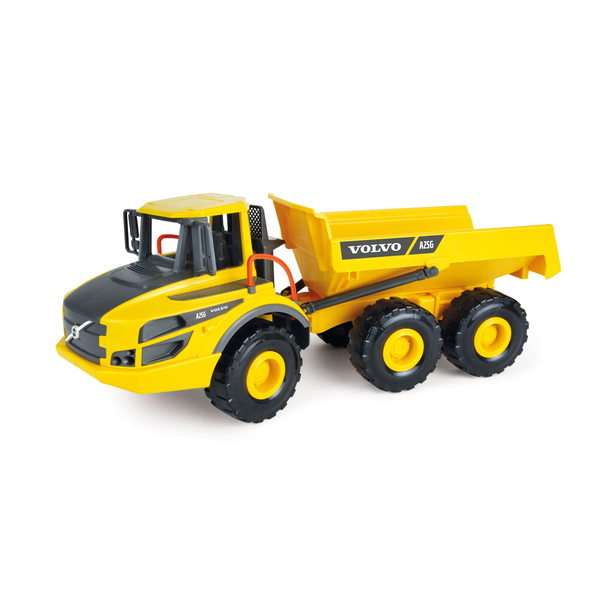 Lena Volvo A25G billenős játékautó - Sárga