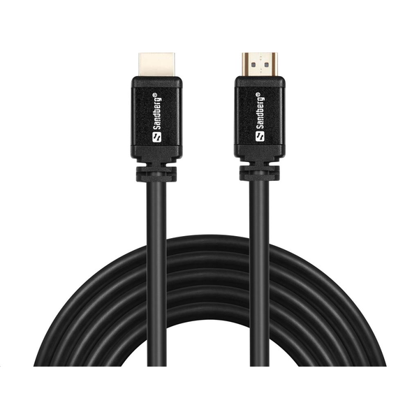 Sandberg HDMI 2.0 19M-19M, 5m HDMI kabel HDMI Typ A (standardní) Černá