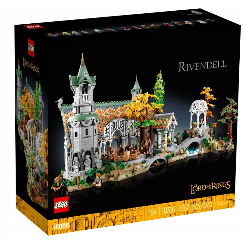 LEGO Icons - A Gyűrűk Ura - Völgyzugoly (10316)