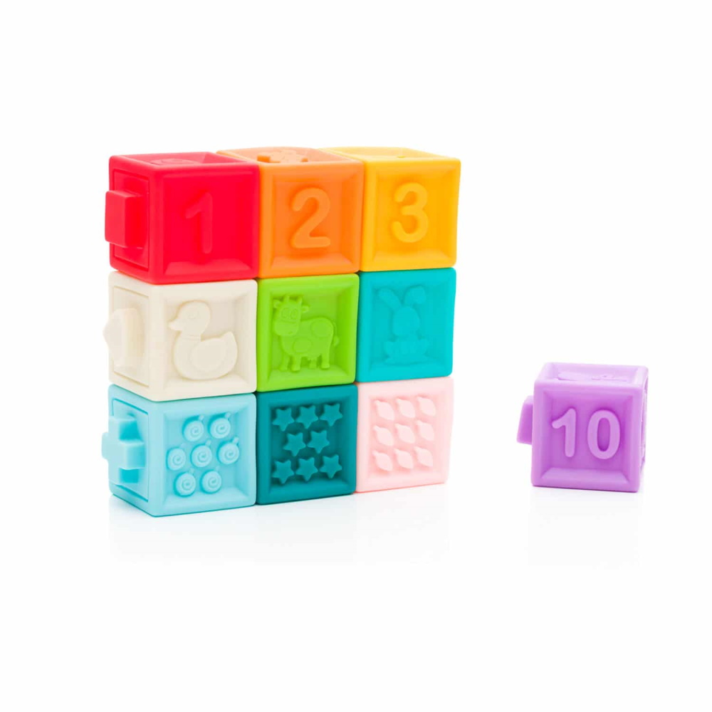 Fillikid kockák puha színes 10 db TL969 (MTTF-9120094654703)
